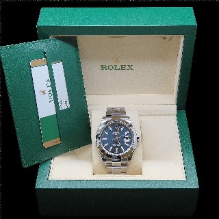 Montre Rolex Oyster Datejust II Homme Acier de 2015. Cadran Bleu. Ref : 116300 .