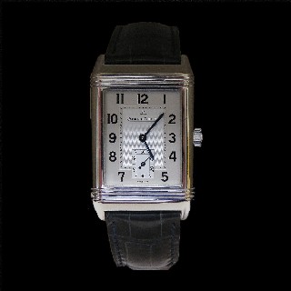 Montre Jaeger LeCoultre Reverso Grande Taille Acier Mécanique de 2009.