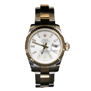 Montre Rolex Oyster Datejust Dame en Or jaune 18k et Acier de 2007