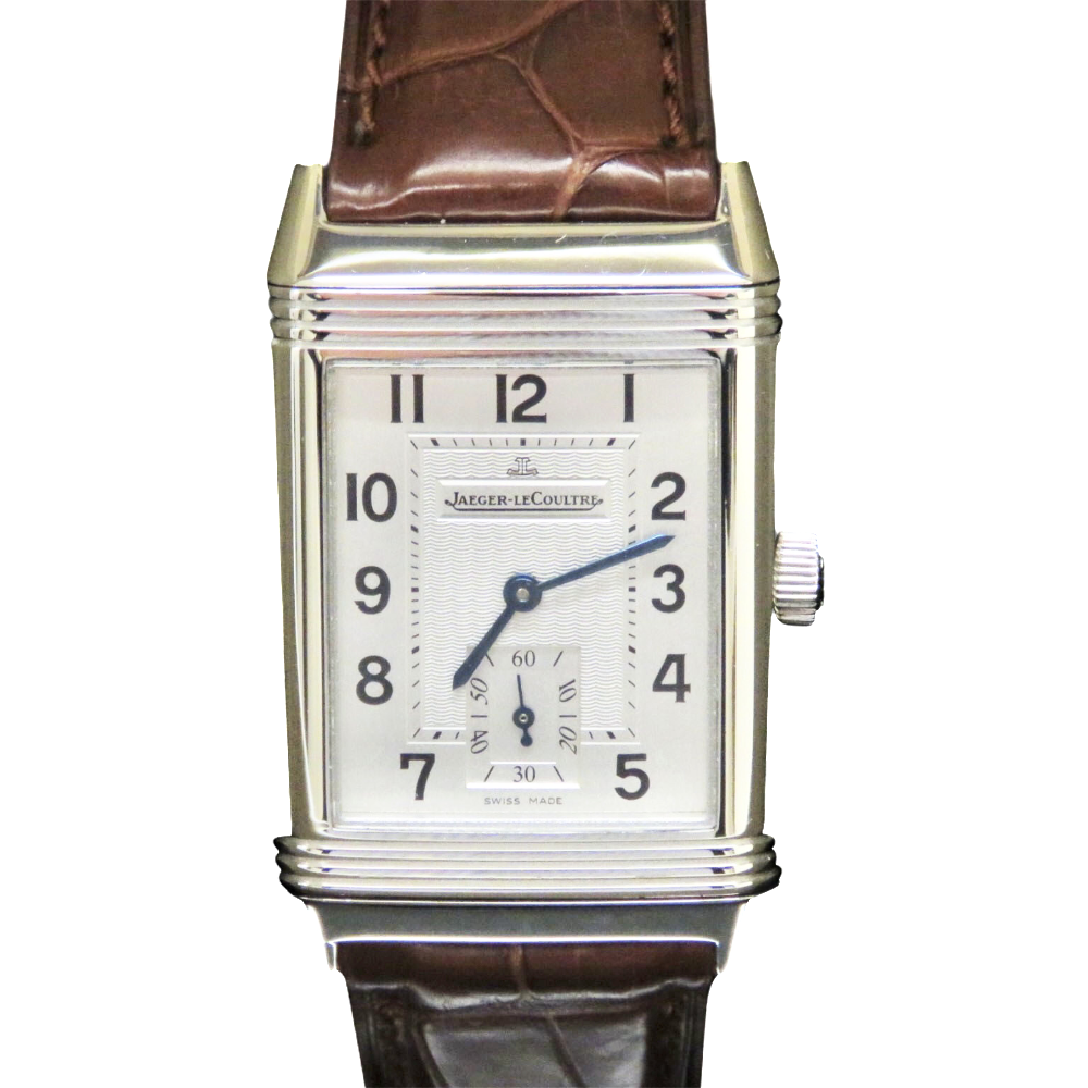 Montre Jaeger LeCoultre Reverso Grande Taille Acier Mécanique de 2009.