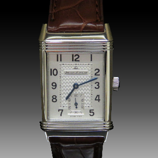 Montre Jaeger LeCoultre Reverso Grande Taille Acier Mécanique de 2009.