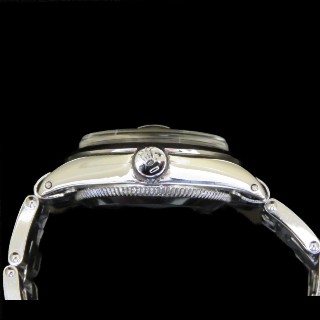 Montre Rolex Oyster Date Dame Acier de 1966. Cadran Gris. Ref : 6516 .