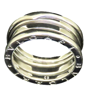 Bague Bulgari en Or Gris 18 Cts modèle "B-Zero-1" .Taille 53.  