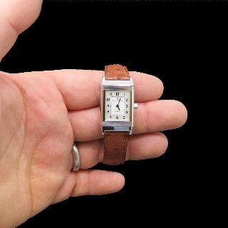 Montre Jaeger LeCoultre Reverso Lady en Acier Mécanique vers 2005.