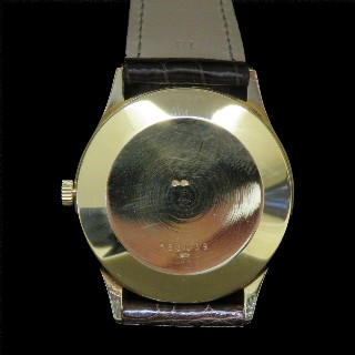 Montre Jaeger Vintage Ronde en Or jaune 18k Quartz Vers 1990