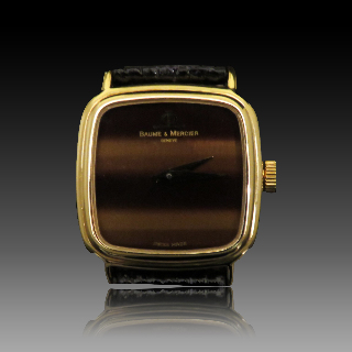 Montre Baume & Mercier Dame  Or Jaune 18k Vers 1970-1975 Mécanique  