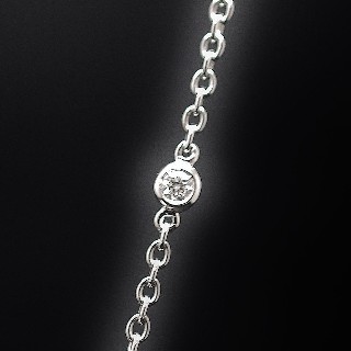 Collier Pendentif Mauboussin "Mes nuances à toi" Dame Or gris Diamants.