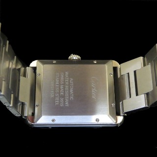 Montre Cartier Homme "Tank Solo XL" en acier automatique de 2013. Full Set.