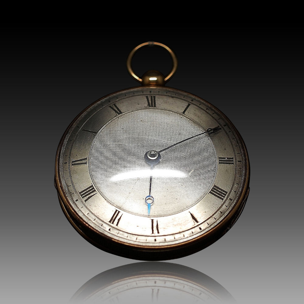 Mouvement De Montre à Gousset DETALLE Paris 18e Siècle - Occasion, Pièce Historique