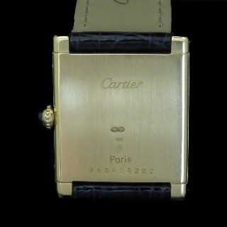 Montre Cartier "Tank Louis Cartier "Extraplate Or Jaune 18k Vers 1980 Mécanique  