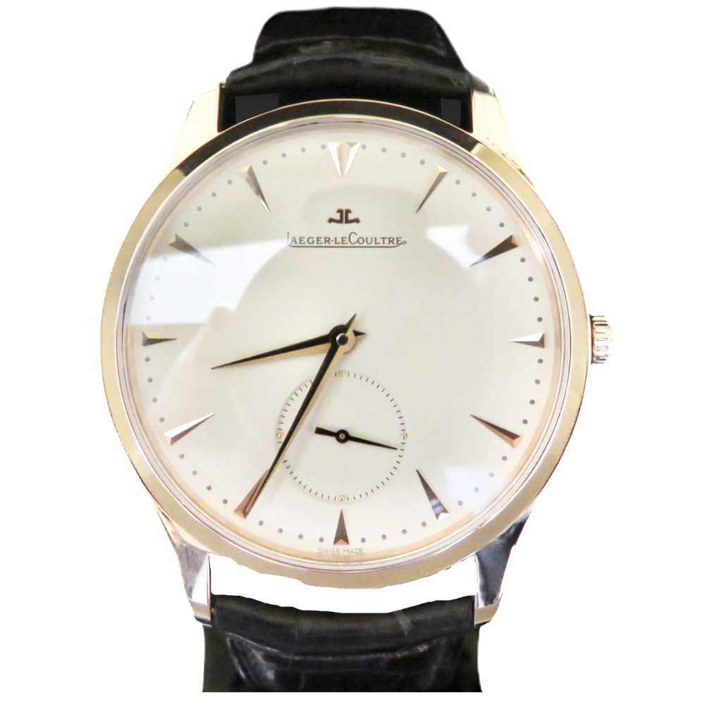 Montre Jaeger LeCoultre Ultra Thin Master Or rose 18k . 40 mm. Automatique de 2009. Full set.