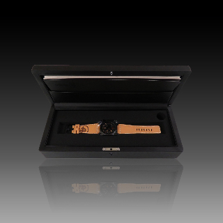 Montre Bell & Ross Acier BR-03-94 Héritage PVD noir mat Chronographe Automatique de 2016. Full set.