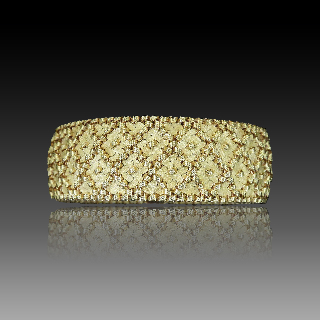 Bracelet souple vers 1965 en  Or jaune 18k massif  . Poids : 66,80 Grs.