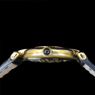 Montre Cartier Dame "Must Ronde" Vermeil Vers 1990. Quartz Montre Cartier Dame "Must Ronde" Vermeil Vers 1990. Quartz