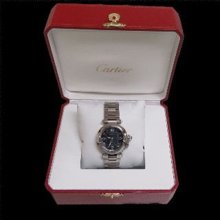 Montre Cartier Pasha 35 mm en acier. Automatique. Vers 2010 Montre Cartier Pasha 35 mm en acier. Automatique. Vers 2010