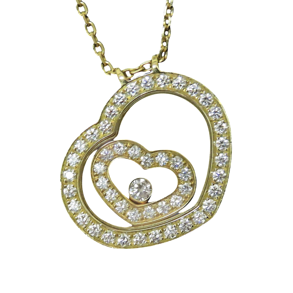 Chaine Pendentif Chopard Happy Spirit Or jaune 18k Diamants de 2003