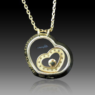 Chaine Pendentif Chopard Happy Spirit Or jaune 18k Diamants de 2003