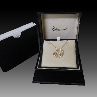 Chaine Pendentif Chopard Happy Spirit Or jaune 18k Diamants de 2003