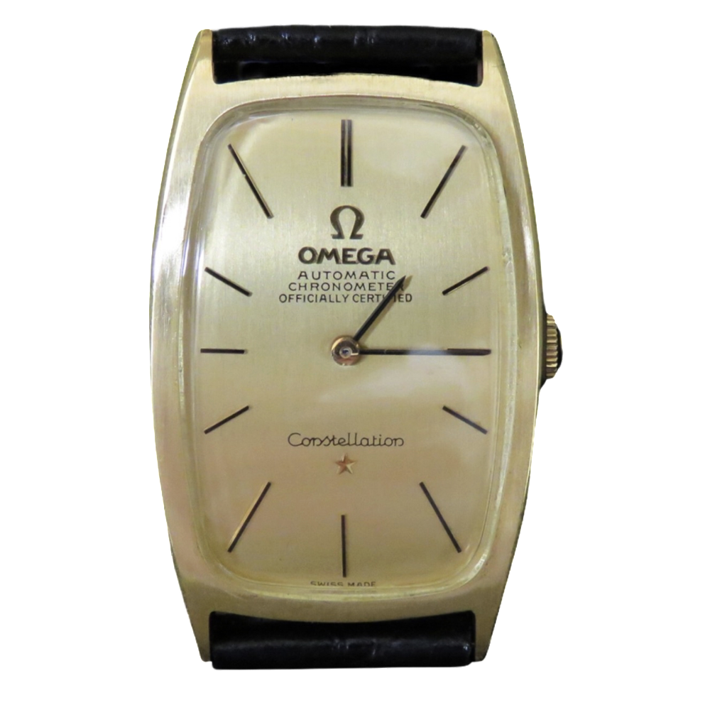 Montre Omega Constellation  Automatique en Or Jaune 18k de 1969.  