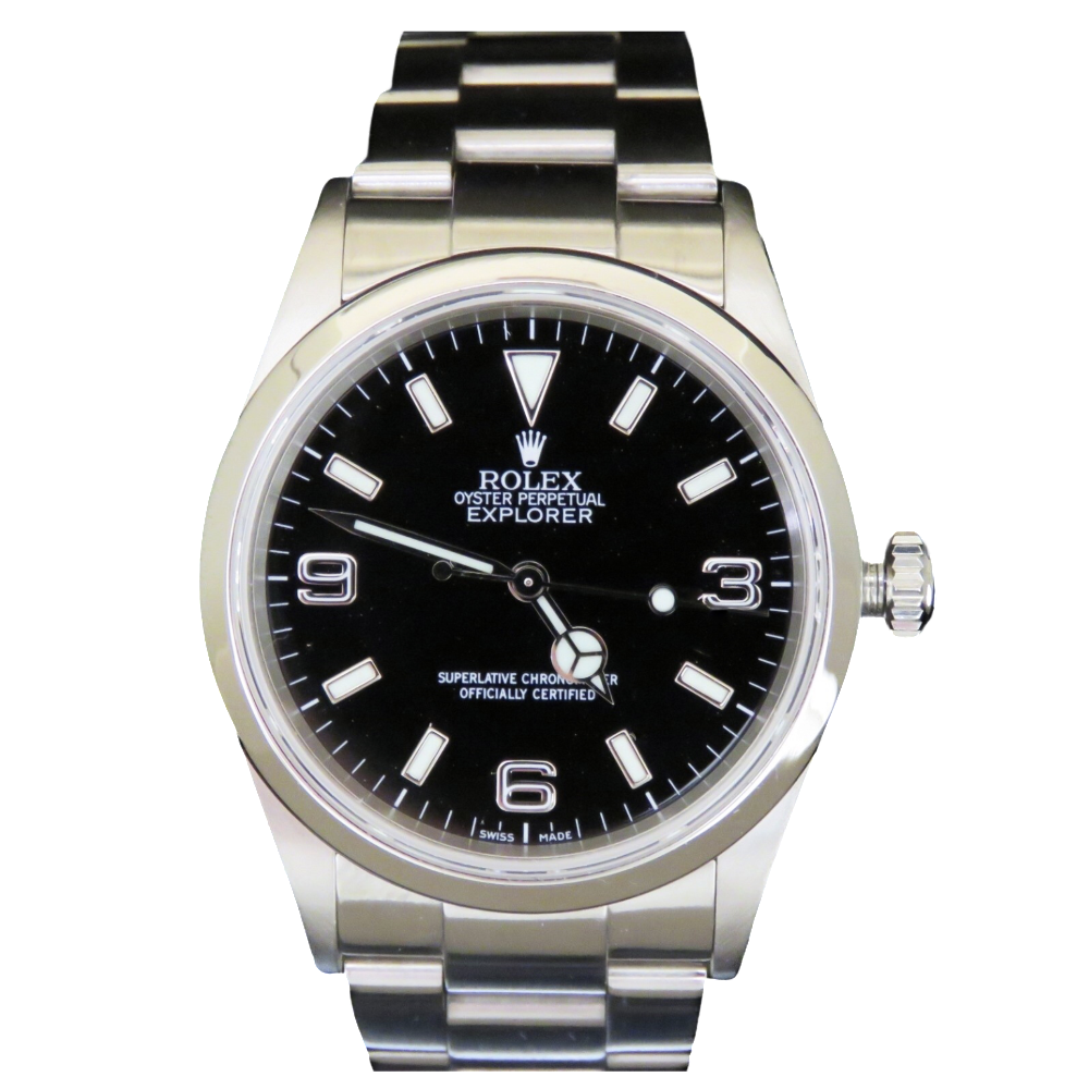 Montre Rolex acier Explorer I -  Ref : 114270   Vers 2000   