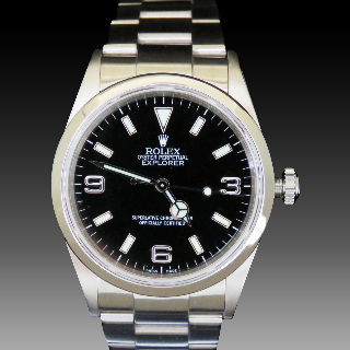 Montre Rolex acier Explorer I -  Ref : 114270   Vers 2000   