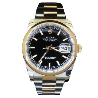 Montre Rolex Oyster Datejust en Or rose 18k et Acier de 2018 . ref : 116201 