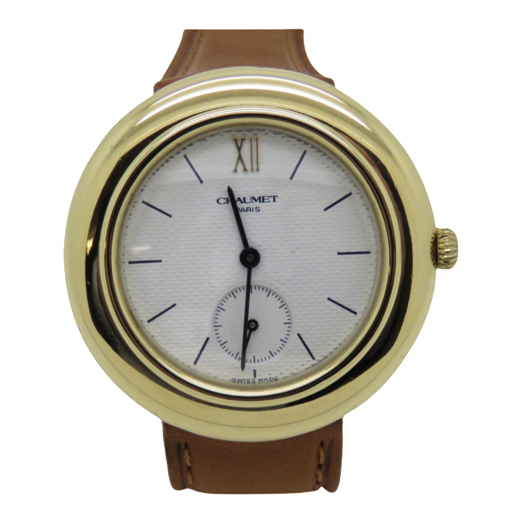 Montre Chaumet Aguila or jaune 18k Quartz vers 1990.