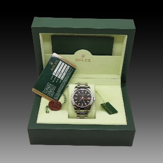 Montre Rolex Milgauss Homme Acier de 2008. Cadran noir. Ref : 116400 .Full Set.