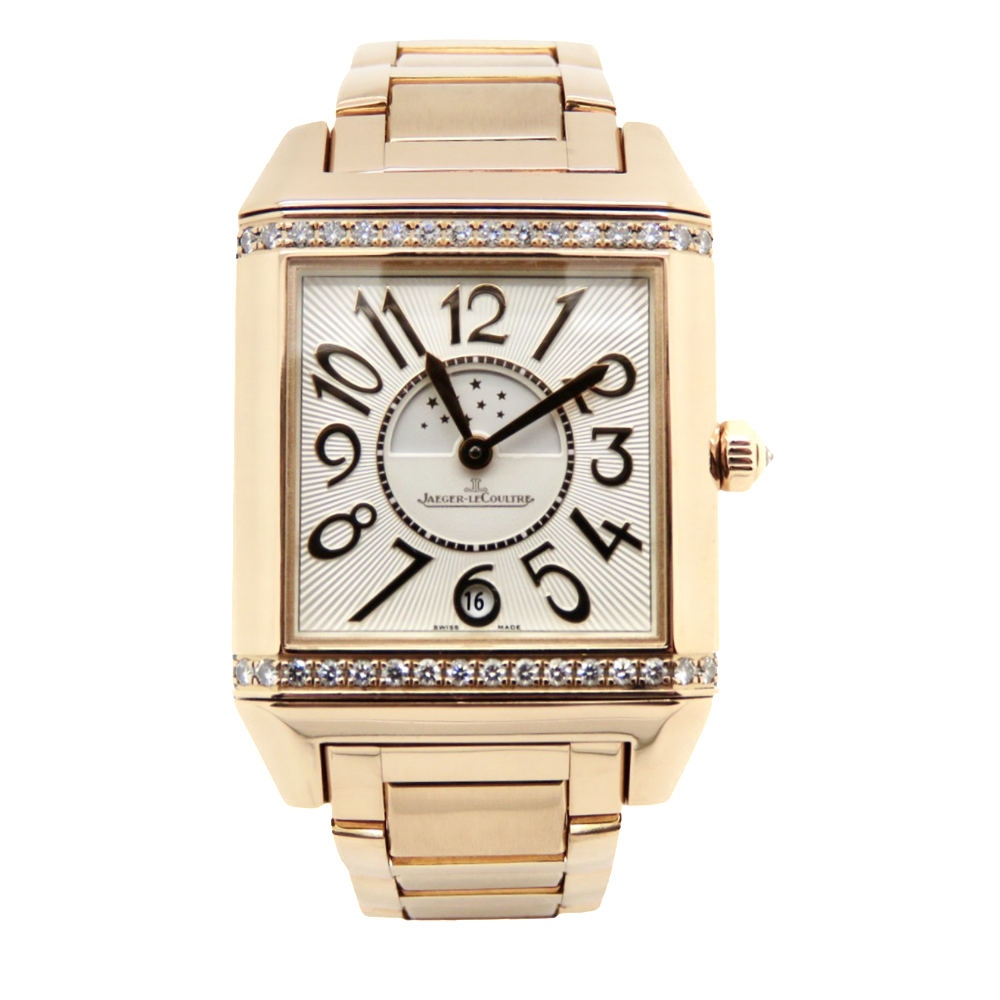 Montre Jaeger LeCoultre Reverso Squadra Lady Duetto Or rose 18k automatique de 2015