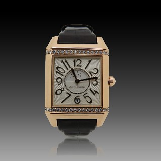 Montre Jaeger LeCoultre Reverso Squadra Lady Duetto Or rose 18k automatique de 2015