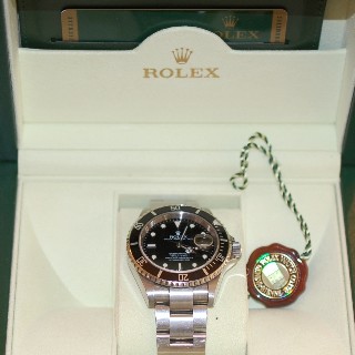 Montre Rolex Submariner Date Homme Acier de 2009.  Boite-Papiers. Ref : 16610 .