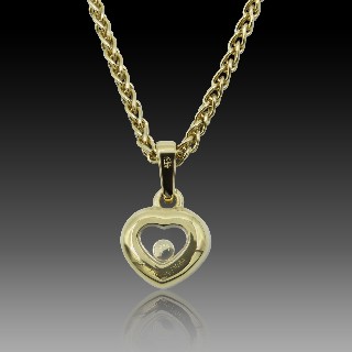 Chaine Pendentif Chopard Happy Diamonds Or jaune 18k Diamants vers 2003