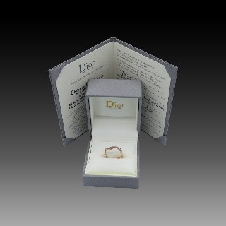 Bague Dior "Bois de Rose" en Or rose 18k de 2012.  Taille 48.  Full set 