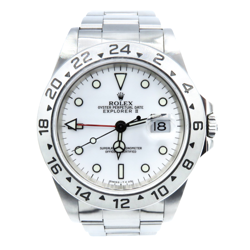 Montre Rolex acier Explorer 2 -  Ref : 16570  Vers 1997