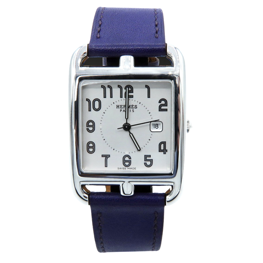 Montre Hermes Cap Cod Gm en Acier quartz de 2015. Boite d'origine