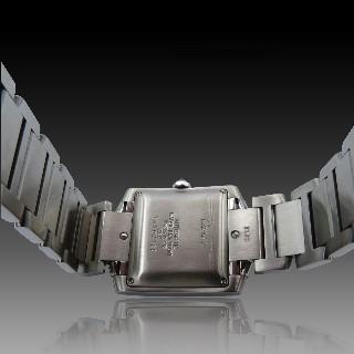 Montre Cartier Tank Française Or et Acier Homme de 2000. Automatique.