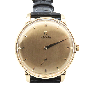 Montre Omega Vintage 36 mm Automatique en Or rose 18k de 1960.