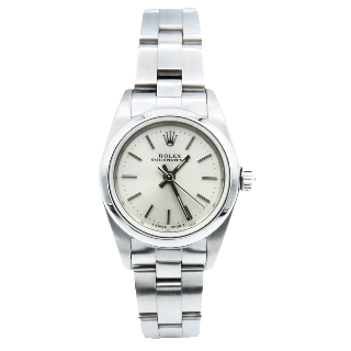 Montre Rolex Oyster Perpetual de 25 mm Dame Acier Ref : 76080 de 1998-1999. 