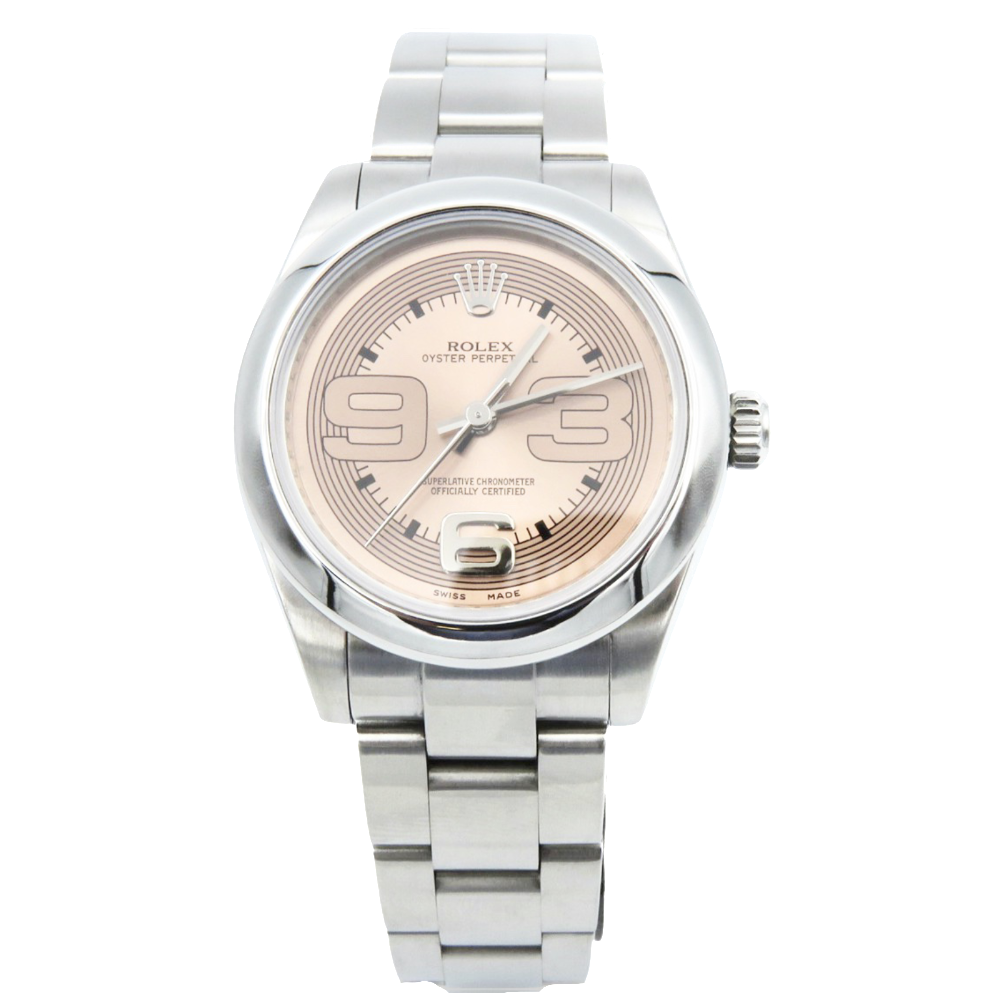 Montre Rolex Oyster Perpetual Acier 31 mm médium Ref : 177200 de 2007. full set