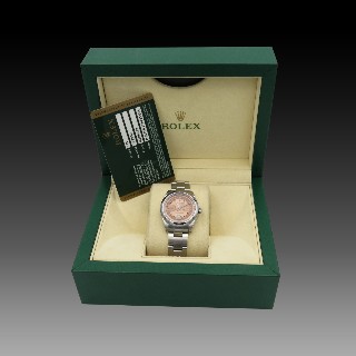 Montre Rolex Oyster Perpetual 31 mm médium Acier Ref : 177200 de 2007. full set