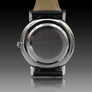 Montre Jaeger LeCoultre Vintage Ronde acier mécanique Vers 1960.