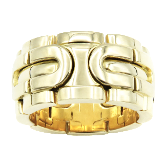 Bague Cartier "C" en Or 18k grand Modèle de 1996. Taille 54. Poids : 20,30 Grs