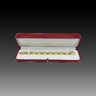 Bracelet Cartier Vintage en Or Jaune 18k de 1995. 56,90 gr. 20 cm