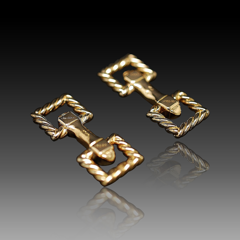 Boutons De Manchette En Or 14 Carats - Or Massif - 8,2 Grammes - Vintage - Signés Anson - Neuf Avec étiquette
