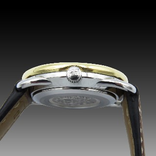 Montre Hermes  dame "Arceau" Or et Acier . Quartz. 25 mm.