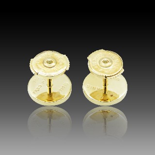 Boucles d'oreilles FRED Or Jaune 18k Diamants  