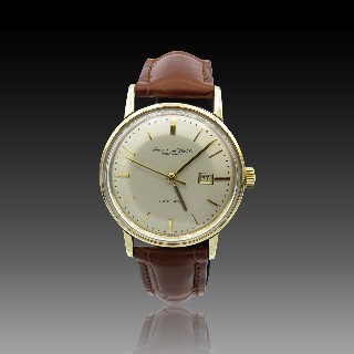  Montre IWC Vintage en Or jaune 18k vers 1960 .Automatique. 34 mm