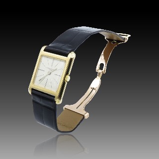 Montre Audemars Piguet Extraplate Or jaune 18k vers 1955 mécanique Rectangulaire