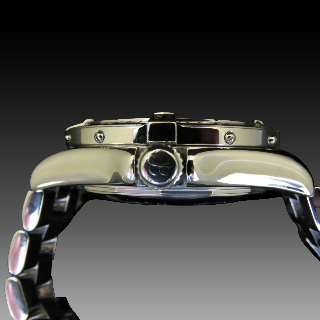 Montre Breitling Homme "Super Ocean" en acier automatique vers 2002.