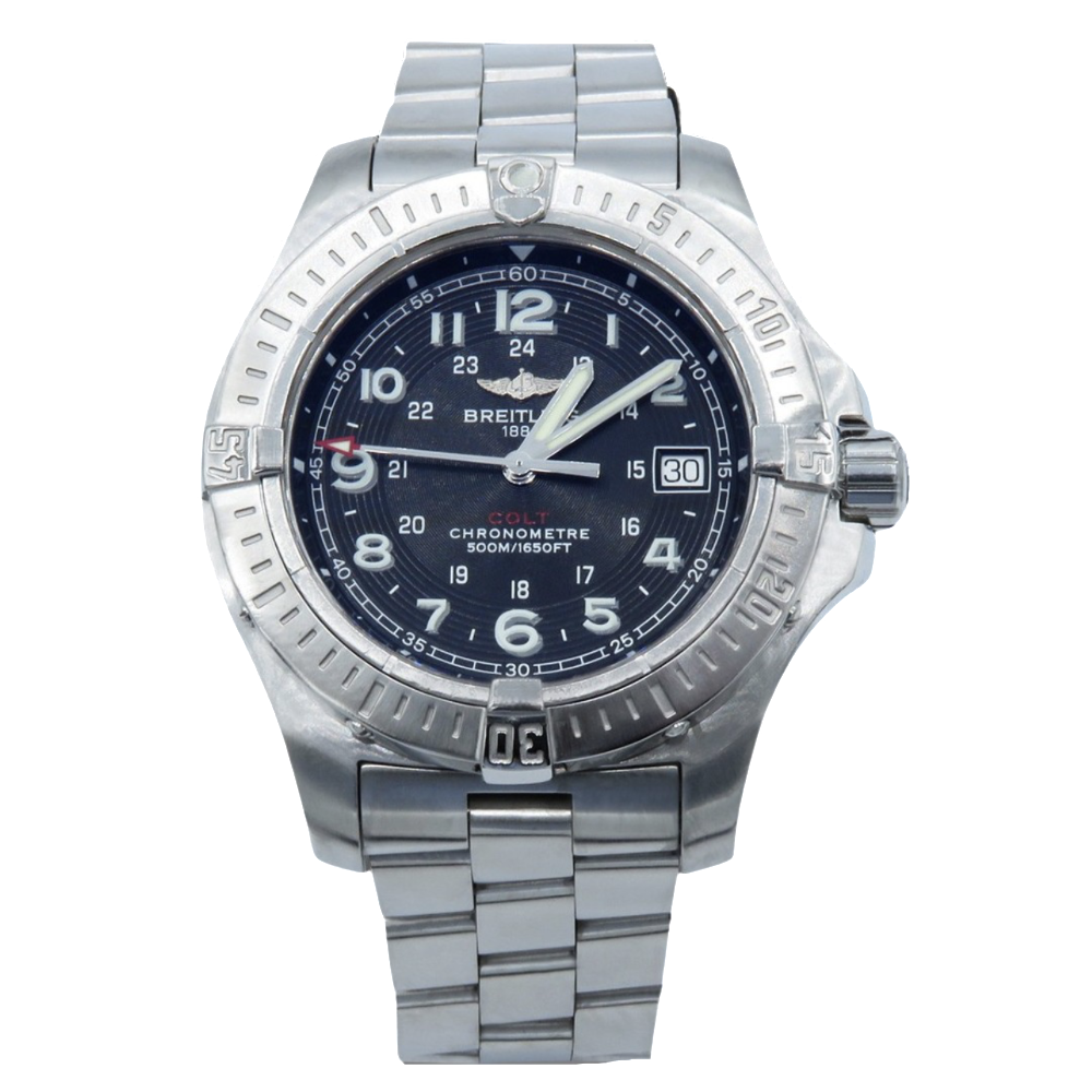 Montre Breitling Homme " Colt Superquartz " 41mm en acier quartz de 2007.